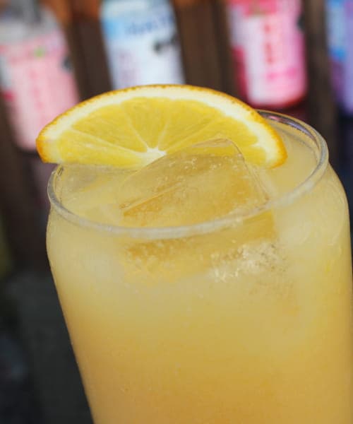 Calpico con naranja